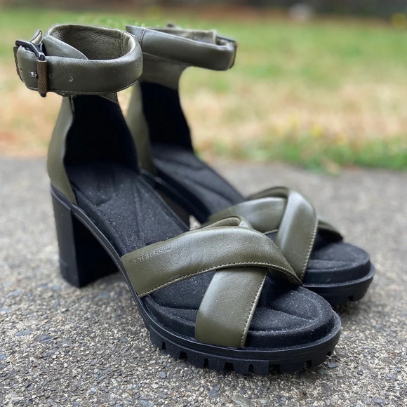 New G-Star  Raw KYLIN LEATHER SANDALS Sz 10 - Picture 1 of 9